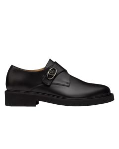 Valentino SINGLE MONK STRAP VLOGO LOCKER IN CALFSKIN