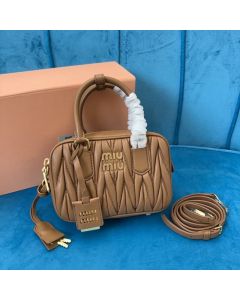 MIU MIU Arcadie matelassé nappa leather bag