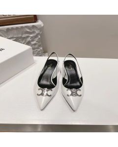 CELINE ALMA TRIOMPHE SLINGBACK in GLOSSY CALFSKIN