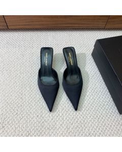 YSL BARBARA mules in satin crepe