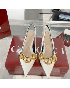 Women's slingback with Gucci Marina Chain