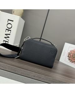 LOEWE Mini crossbody camera bag in soft grained calfskin