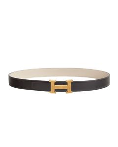 Hermès H belt buckle & Reversible leather strap 32 mm