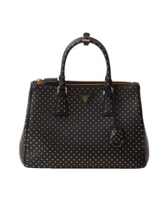 Large Prada Galleria studded leather bag