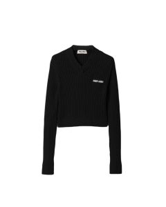 MIU MIU Cropped wool sweater
