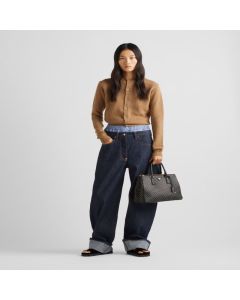 Large Prada Galleria studded leather bag