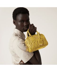 MIU MIU Arcadie matelassé nappa leather bag