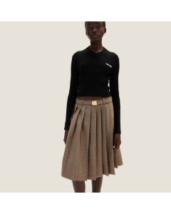 MIU MIU Cropped wool sweater