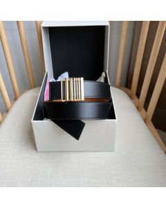 LOEWE graphic belt in classic calfskin