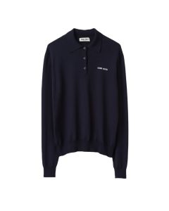 MIU MIU Wool knit polo shirt