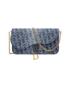 Dior Medium Saddle Pouch with Chain
