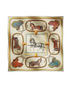 Hermès Grand Apparat forever scarf 90