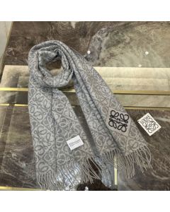LOEWE Anagram scarf in wool and cashmere