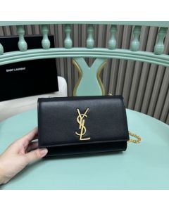 YSL KATE SMALL in shiny grained leather