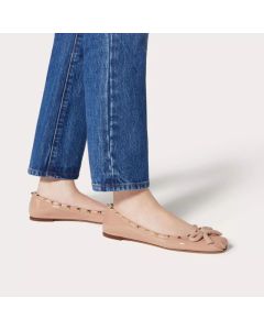 Valentino ROCKSTUD PATENT LEATHER BALLERINA