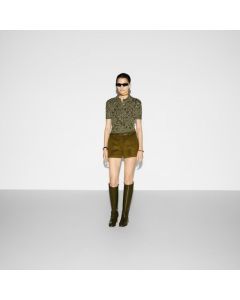 Gucci Tweed blend polo top