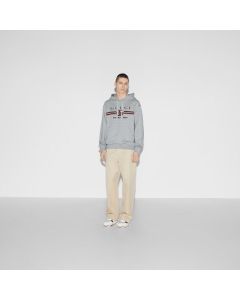 Gucci Cotton jersey hooded sweatshirt