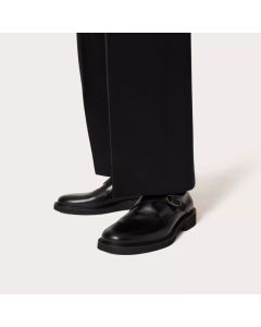 Valentino SINGLE MONK STRAP VLOGO LOCKER IN CALFSKIN