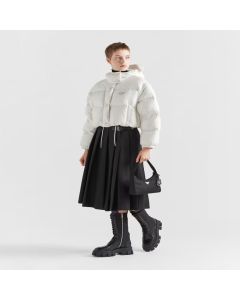 Prada Re-Nylon convertible cropped down jacket