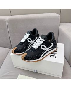 LOEWE Flow Runner in nylon and brushed suede