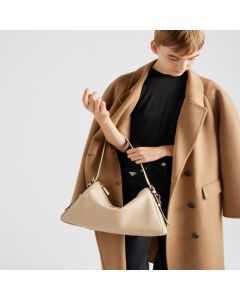 Prada Aimée large leather shoulder bag