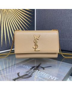 YSL KATE SMALL IN GRAIN DE POUDRE EMBOSSED LEATHER