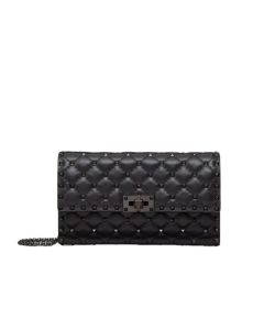 Valentino ROCKSTUD SPIKE CROSSBODY NAPPA LEATHER BAG