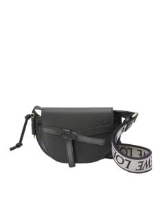 LOEWE Mini Gate Dual bag in soft calfskin and jacquard