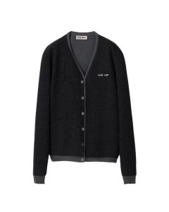 MIU MIU Silk cashmere cardigan sweater