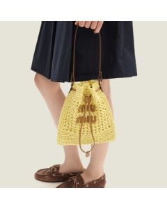 MIU MIU Woven fabric mini-bag