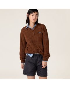 MIU MIU Technical silk Bermudas