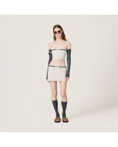 MIU MIU Cotton knit top