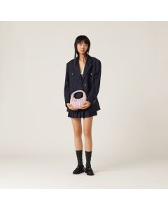 MIU MIU Wander matelassé nappa leather hobo bag