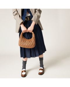 MIU MIU Leather penny loafers