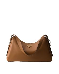 Prada Aimée large leather shoulder bag