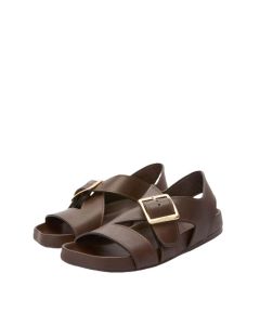 LOEWE Ease Buckle sandal in vegetal calfskin