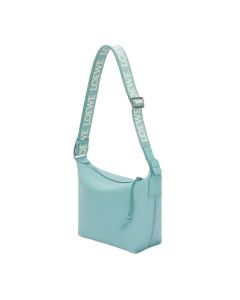 LOEWE Small Cubi crossbody bag in supple smooth calfskin and jacquard