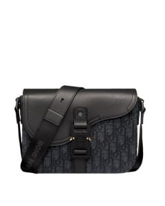 Dior Small Saddle Messenger Bag with Flap