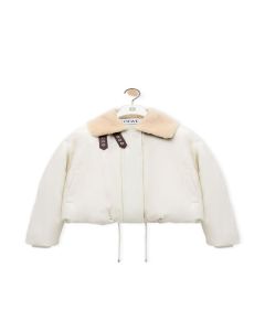 LOEWE Puffer jacket in technical cotton blend