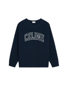 celine oversized sweater in ribbed wool
