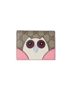 Gucci GG mini wallet with owl detail