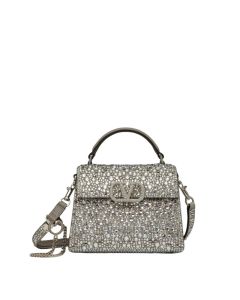 Valentino MINI VSLING HANDBAG WITH SPARKLING EMBROIDERY