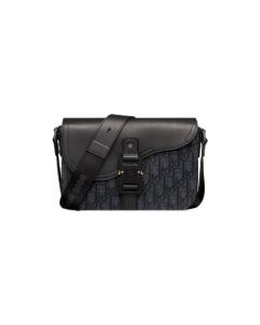 Dior Small Saddle Messenger Bag with Flap