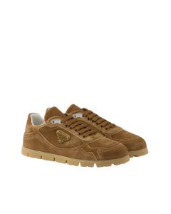 Prada Trail faded suede sneakers