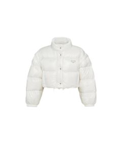 Prada Re-Nylon cropped convertible down jacket