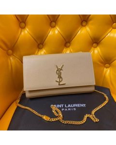 YSL KATE MEDIUM IN GRAIN DE POUDRE EMBOSSED LEATHER