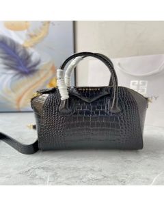 Givenchy Mini Antigona bag in crocodile effect leather