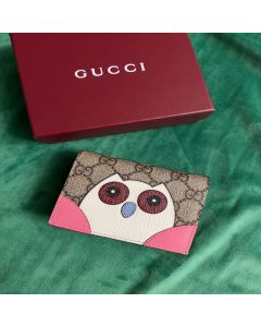 Gucci GG mini wallet with owl detail