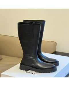 CELINE BULKY ZIPPED BOOT in Calfskin