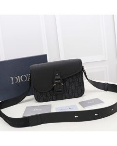 Dior Small Saddle Messenger Bag with Flap